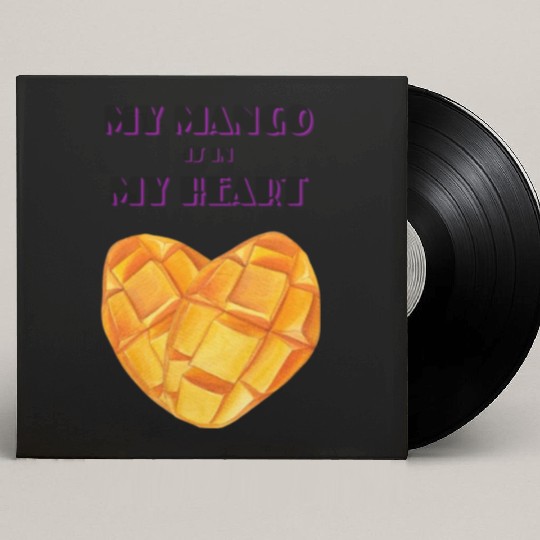 My Mango is in my Heart Custom Vinyl Record Sleeves