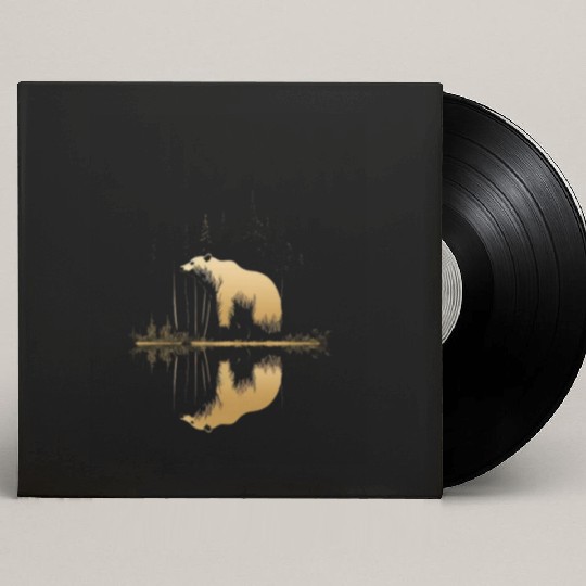 Bear Animal Grizzly Natures Custom Vinyl Record Sleeves