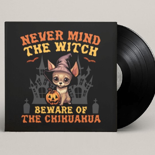 Chihuahua Halloween Puppy Trick Or Treat Dog Lover Custom Vinyl Record Sleeves