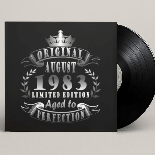 august 1983 Anniversary august 1983 august Custom Vinyl Record Sleeves