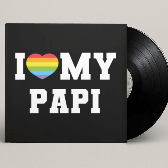 I Love My Custom Vinyl Record Sleeves, a Funny I Heart Custom Vinyl Record Sleeves, LGBTQ Pr