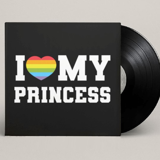 I Love My Custom Vinyl Record Sleeves, a Funny I Heart Custom Vinyl Record Sleeves, LGBTQ Pr