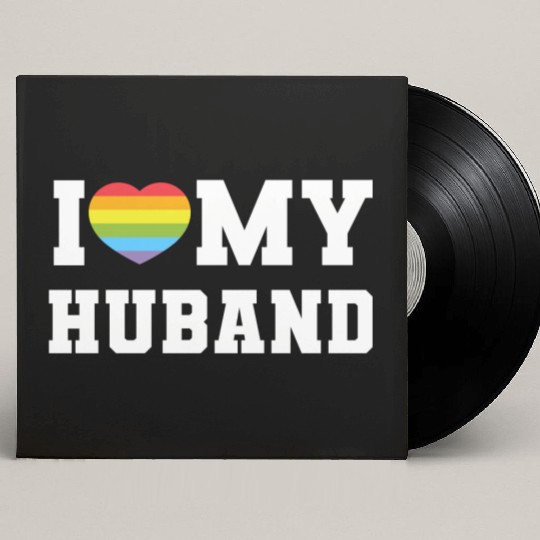 I Love My Custom Vinyl Record Sleeves, a Funny I Heart Custom Vinyl Record Sleeves, LGBTQ Pr