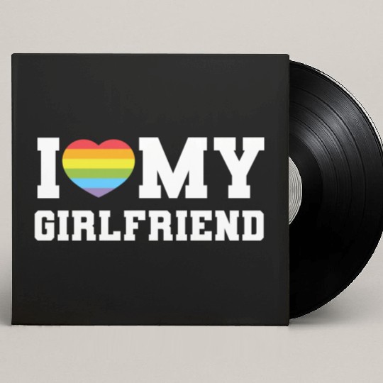 I Love My Custom Vinyl Record Sleeves, a Funny I Heart Custom Vinyl Record Sleeves, LGBTQ Pr