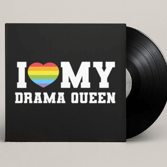 I Love My Custom Vinyl Record Sleeves, a Funny I Heart Custom Vinyl Record Sleeves, LGBTQ Pr