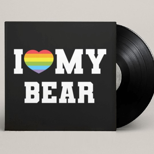 I Love My Custom Vinyl Record Sleeves, a Funny I Heart Custom Vinyl Record Sleeves, LGBTQ Pr