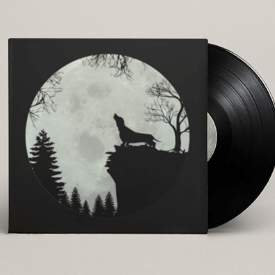 Dachshund Teckel Doxie Wiener Dog Yowl Yelp At Ful Custom Vinyl Record Sleeves