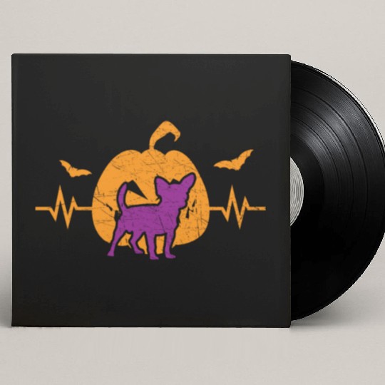 Chihuahua Halloween Puppy Trick Or Treat Dog Lover Custom Vinyl Record Sleeves