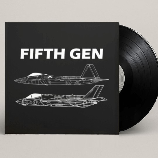 FIFTH GEN | F-22 F-35 Custom Vinyl Record Sleeves
