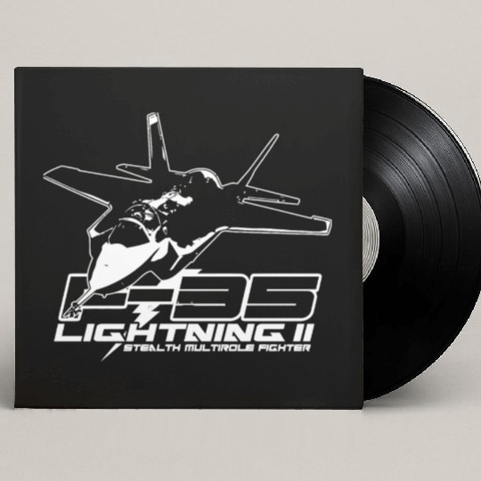 F 35 Stealth Custom Vinyl Record Sleeves