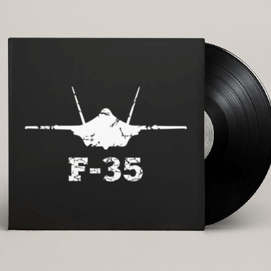 F 35 LOGO Custom Vinyl Record Sleeves