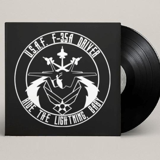 USAF F 35 Custom Vinyl Record Sleeves