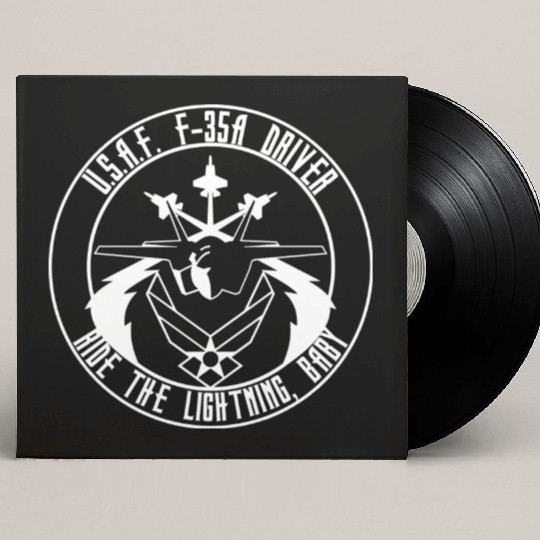 USAF F 35 Custom Vinyl Record Sleeves