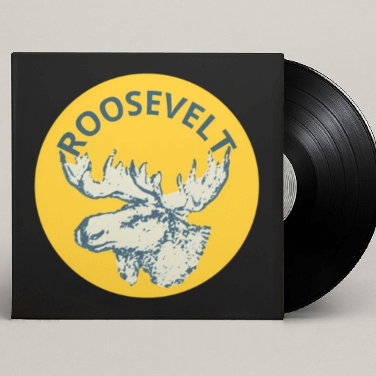 Teddy Roosevelt Bull Moose Py Custom Vinyl Record Sleeves