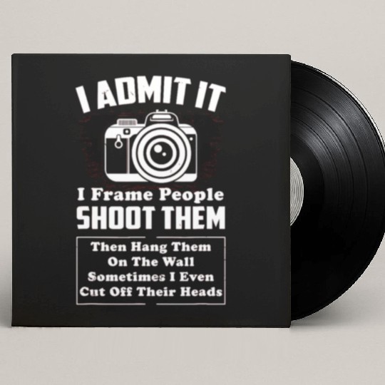 i shoot people photography cut off their heads pho Custom Vinyl Record Sleeves