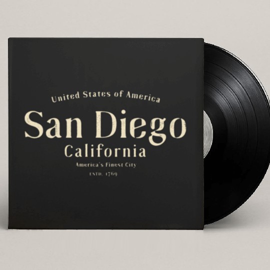 San Diego Custom Vinyl Record Sleeves