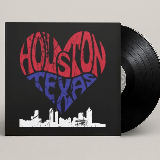 Houston Texas Pride Embrace the Spirit Custom Vinyl Record Sleeves