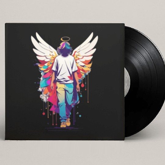 Angel with no face Custom Vinyl Record Sleeves