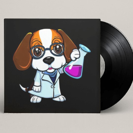 Beagle Puppy - Dexter Custom Vinyl Record Sleeves