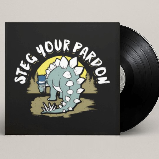 Dinosaur T For Stegosaurus Custom Vinyl Record Sleeves