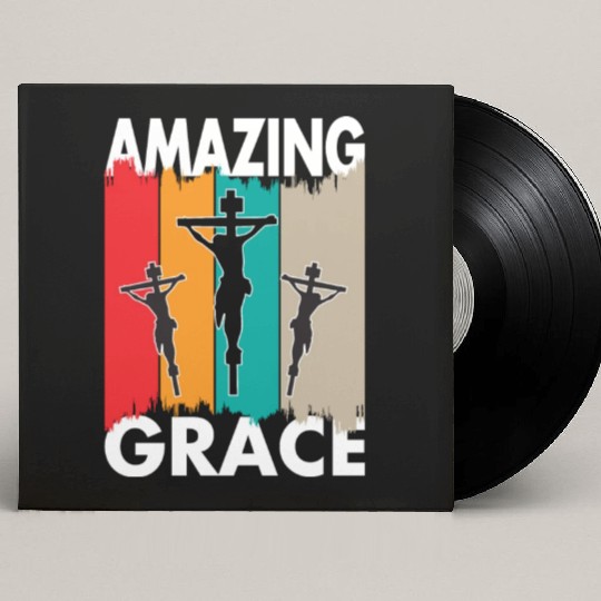 Amazing Grace Love Jesus Christian Christmas Custom Vinyl Record Sleeves