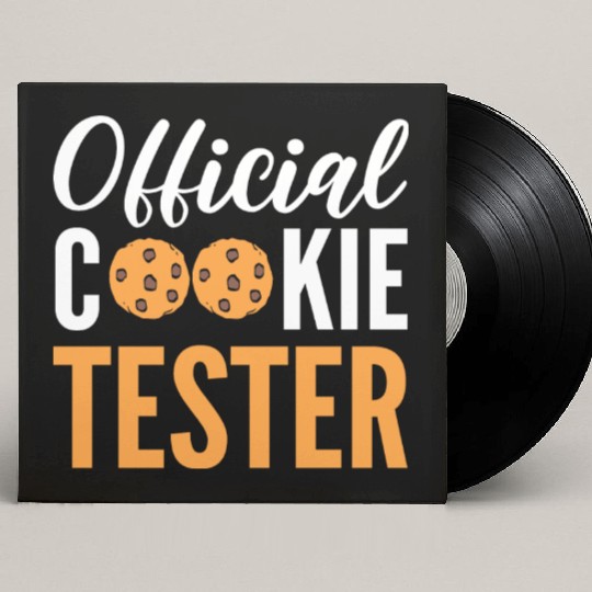 Official Cookie Tester Chef or Baker Gift Custom Vinyl Record Sleeves