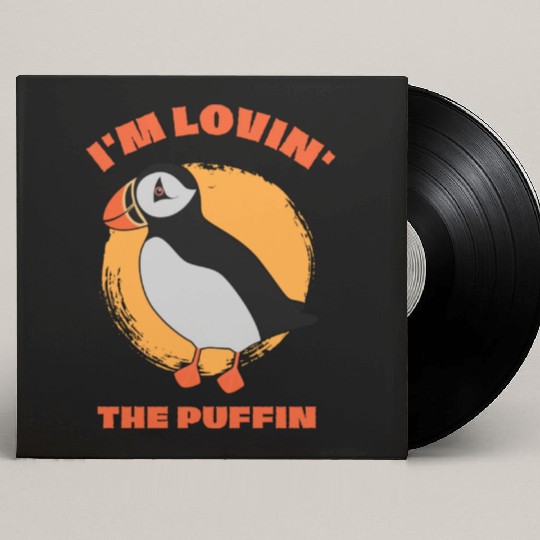 Lovin The Puffin Bird Lover Puffins Custom Vinyl Record Sleeves