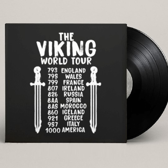 The Viking World Tour Custom Vinyl Record Sleeves