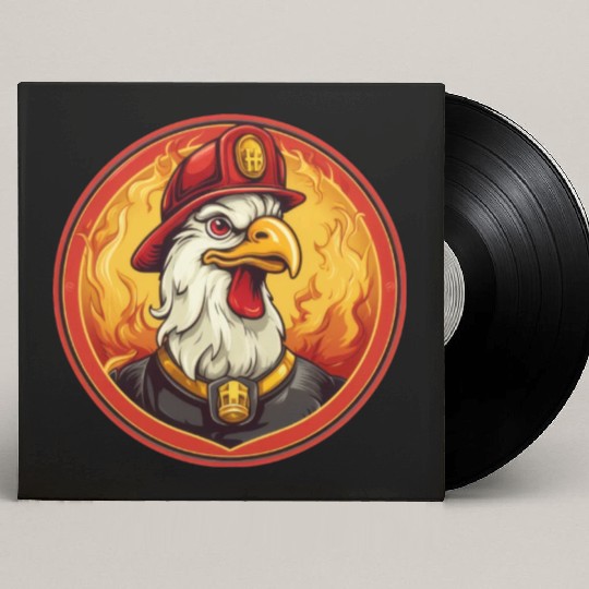Fire department cock Custom Vinyl Record Sleeves