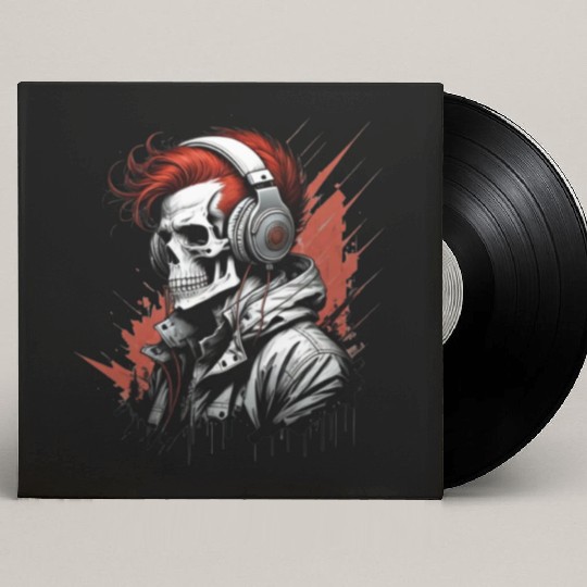 Rebirth of Beats: A Melodic Resurgence in Crimson Custom Vinyl Record Sleeves