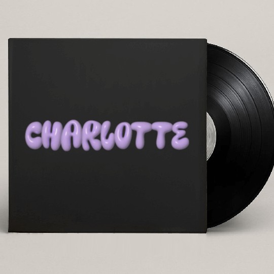 Charlotte: A Royal Name Choice! Custom Vinyl Record Sleeves