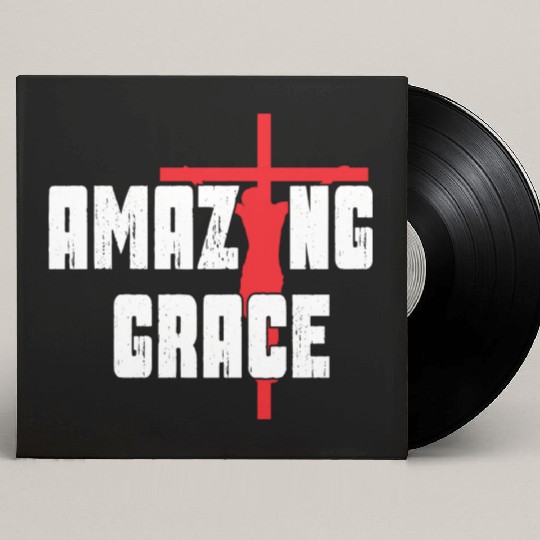 Amazing Grace Love Jesus Christian Christmas Custom Vinyl Record Sleeves