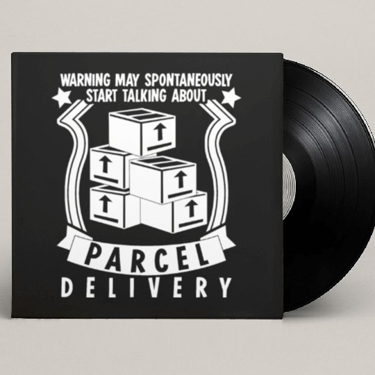 Package Messenger Postbote Parcel Delivery Company Custom Vinyl Record Sleeves