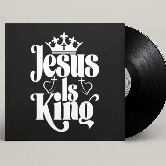 Jesus Is King Love Jesus Christian Christmas Custom Vinyl Record Sleeves