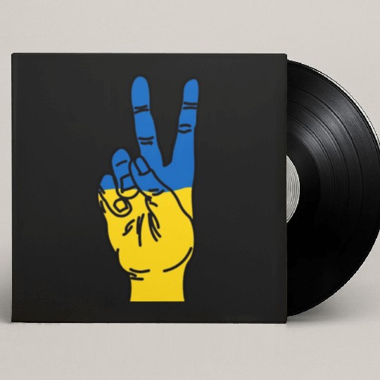 Peace for Ukraine Custom Vinyl Record Sleeves