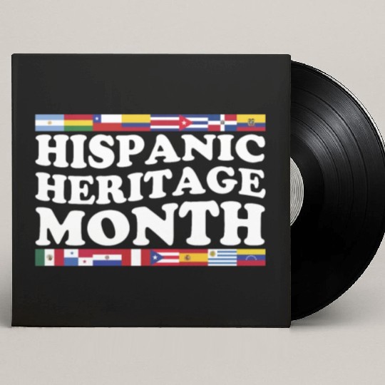 Hispanic Heritage Month Funny Hispanic Spanish Custom Vinyl Record Sleeves