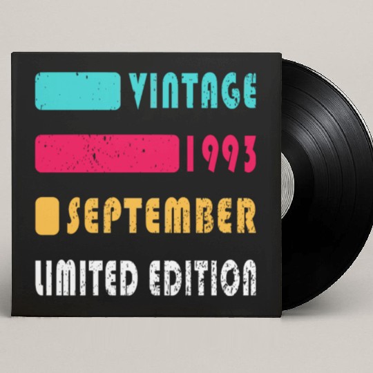 september 1993 Anniversary september 1993 septembe Custom Vinyl Record Sleeves