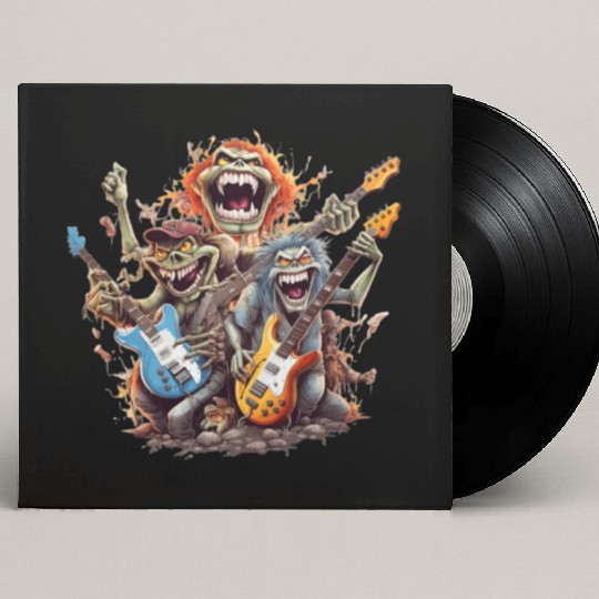 Monsters of Rock and Roll for Music enthusiasts Custom Vinyl Record Sleeves
