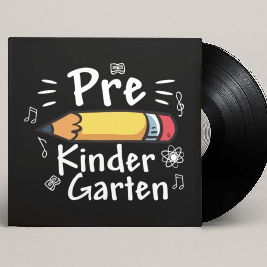 Cute Pre Kindergarten Back To School Pre K Teacher Custom Vinyl Record Sleeves