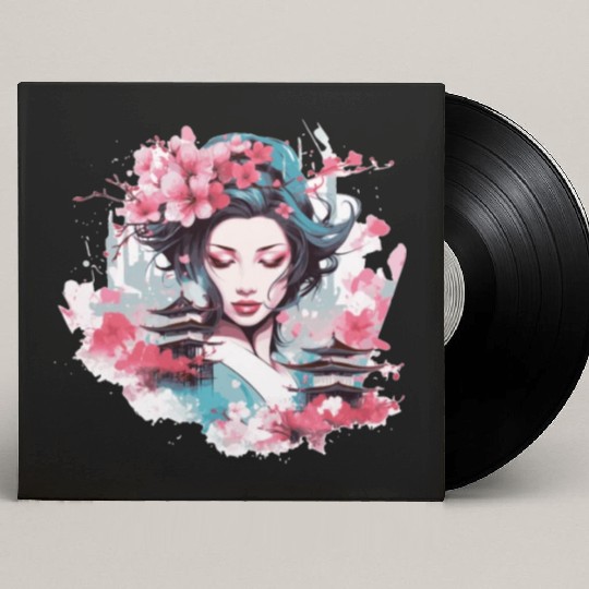 Geisha of Japan Custom Vinyl Record Sleeves
