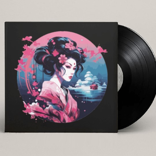 Geisha of Japan Custom Vinyl Record Sleeves