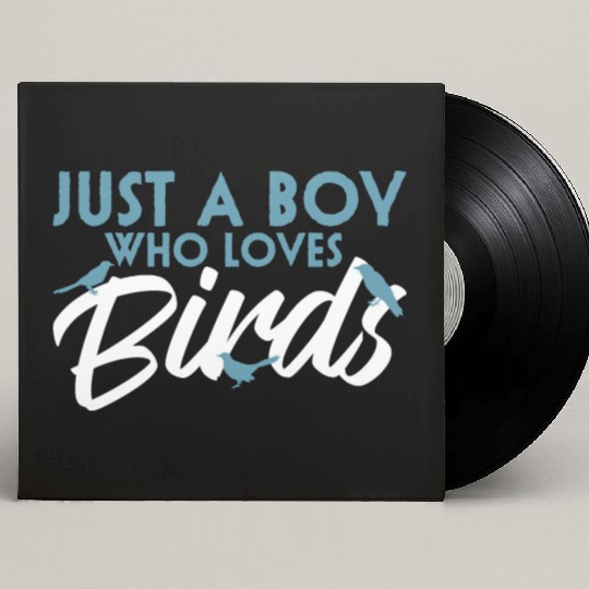 Bird Budgie Boy Avian Love Robin Heron Hummingbird Custom Vinyl Record Sleeves