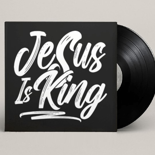 Jesus Is King Love Jesus Christian Christmas Custom Vinyl Record Sleeves