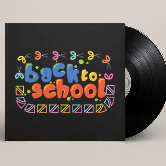 Back to school Custom Vinyl Record Sleeves