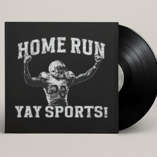 Home Run Football, Yay Sports! Custom Vinyl Record Sleeves