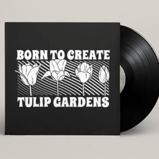 Tulip Gardening Tulips Custom Vinyl Record Sleeves