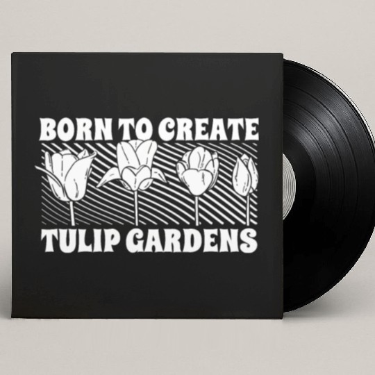 Tulip Gardening Tulips Custom Vinyl Record Sleeves