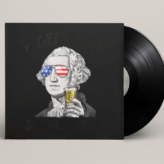 George Sloshington Usa Flag Custom Vinyl Record Sleeves