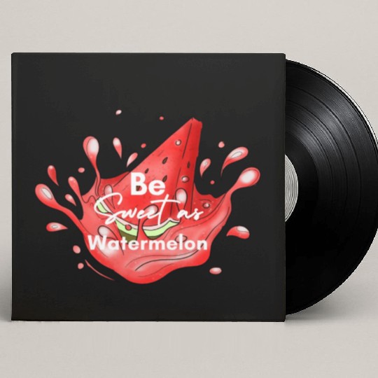 Be Sweet As Watermelon Custom Vinyl Record Sleeves