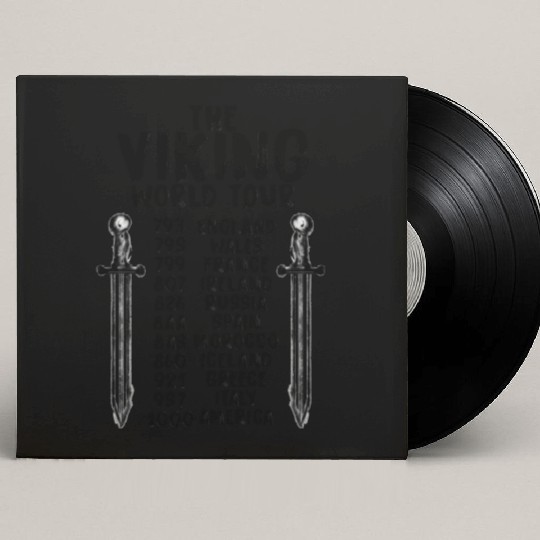 The Viking World Tour Custom Vinyl Record Sleeves
